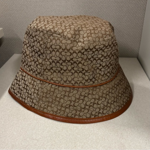 Coach Signature Vintage Y2K Bucket Hat Size M/L - Picture 1 of 5